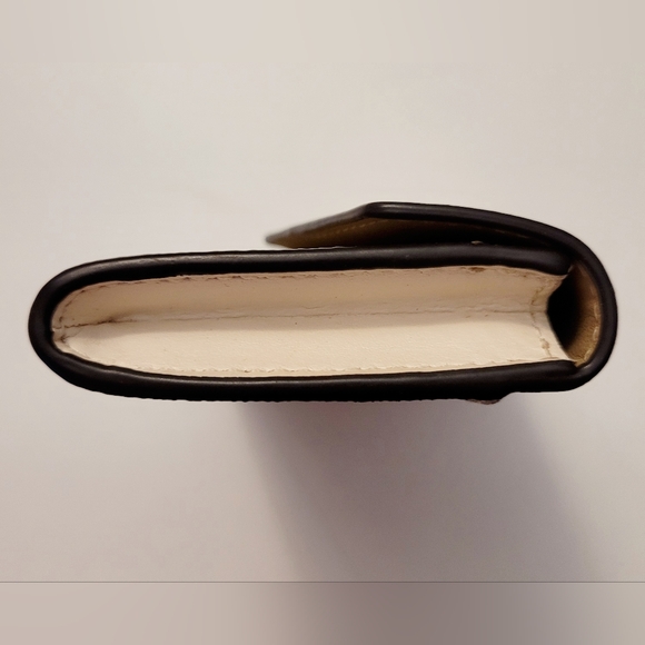 Coach Women's Mini Cream and Tan Wallet In Signature Leather Design - Picture 4 of 10